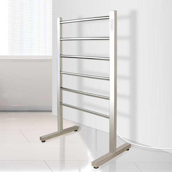 WarmlyYours Ibiza TWS5-IBZ06PP Freestanding Plug-in Towel Warmer- 21.85"w x 34.84"h only towel warmers