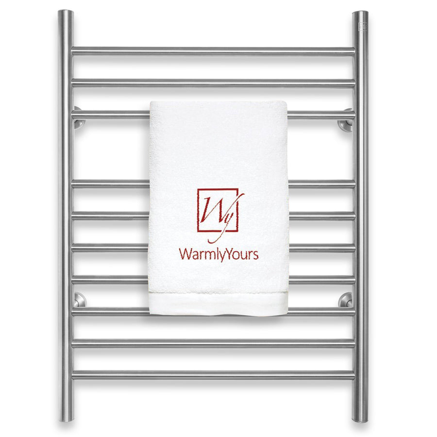 WarmlyYours Infinity Straight Dual Connect (Hardwired and Plug in) Towel Warmer  - 23.6"w x 32"h