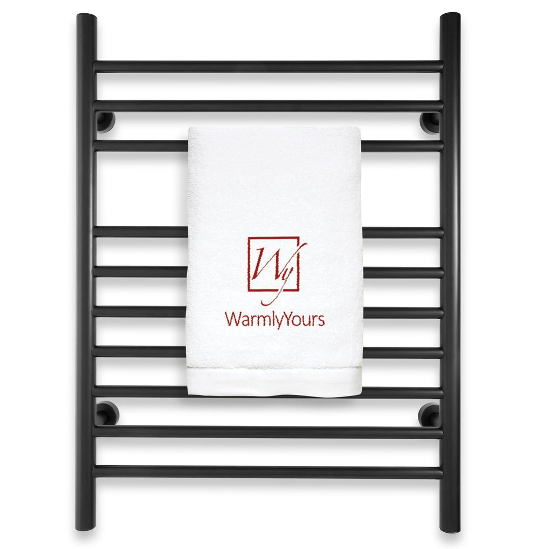 WarmlyYours Infinity Straight Dual Connect (Hardwired and Plug in) Towel Warmer  - 23.6"w x 32"h