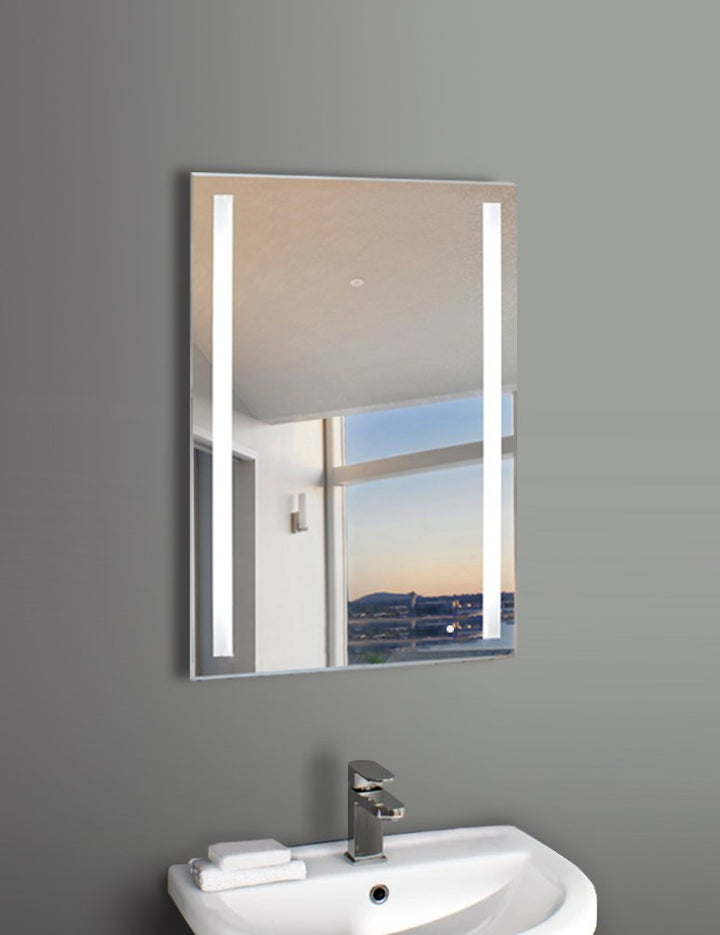 WarmlyYours Ingrid Wall-mounted LED Backlit Mirror - Rectangle 36″ x 24″ only towel warmers