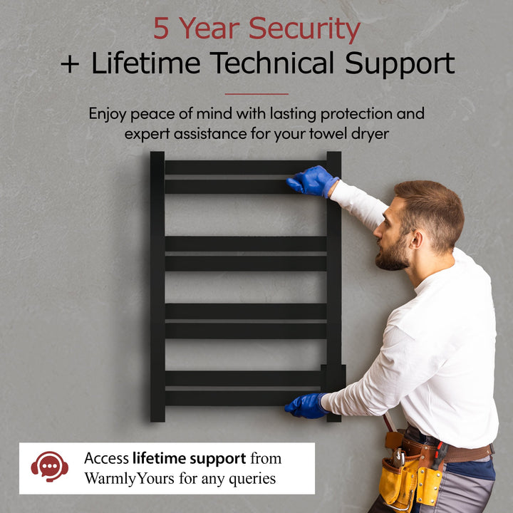 WarmlyYours Maple 8 Hardwired Towel Warmer - 20.4"w x 27.5"h only towel warmers