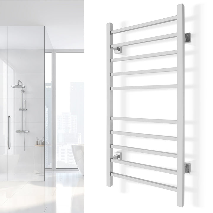 WarmlyYours Metropolitan TW-MT-10PS-HP Wall Mounted Dual Towel Warmer- 19.75"w x 41.5"h Only towel warmers