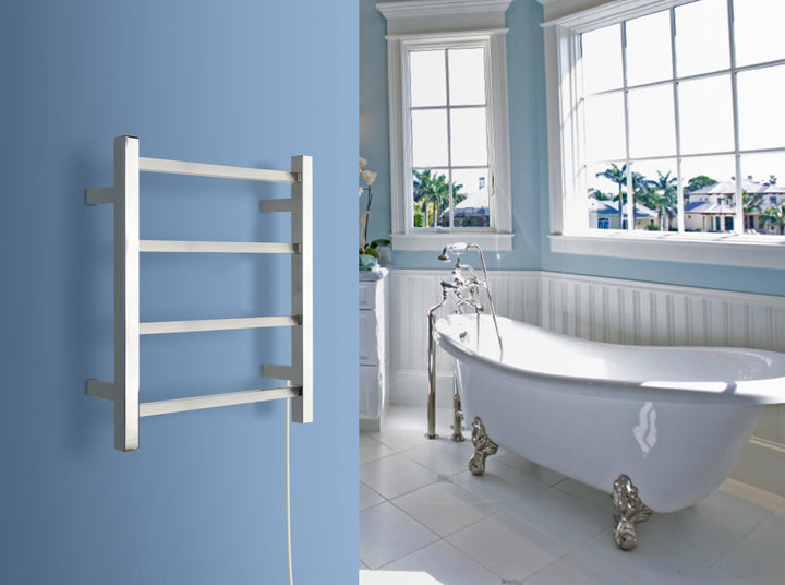 WarmlyYours Palma TWS2-PLM04PP Wall Mounted Plug-in Towel Warmer- 17.71"w x 19.68"h