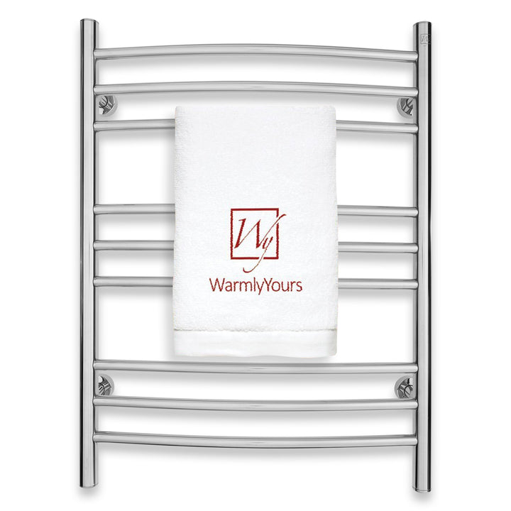 WarmlyYours Riviera TW-R09GS-HP Wall Mounted Plug-in or Hardwired Towel Warmer- 24"w x 32"h