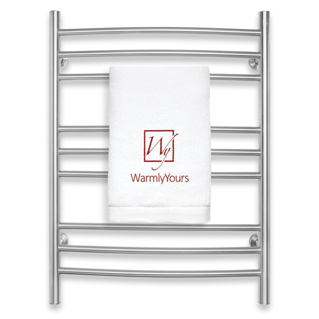 WarmlyYours Riviera TW-R09GS-HP Wall Mounted Plug-in or Hardwired Towel Warmer- 24"w x 32"h