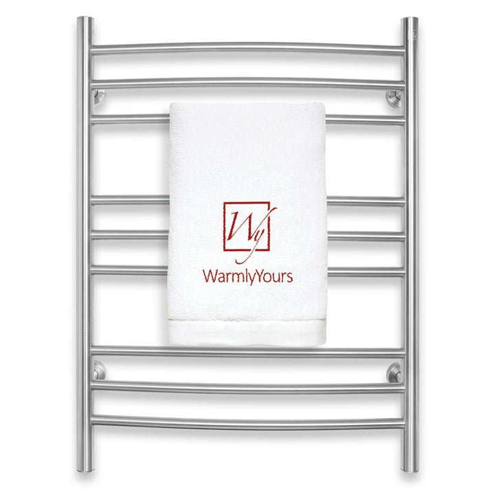 WarmlyYours Riviera TW-R09GS-HP Wall Mounted Plug-in or Hardwired Towel Warmer- 24"w x 32"h