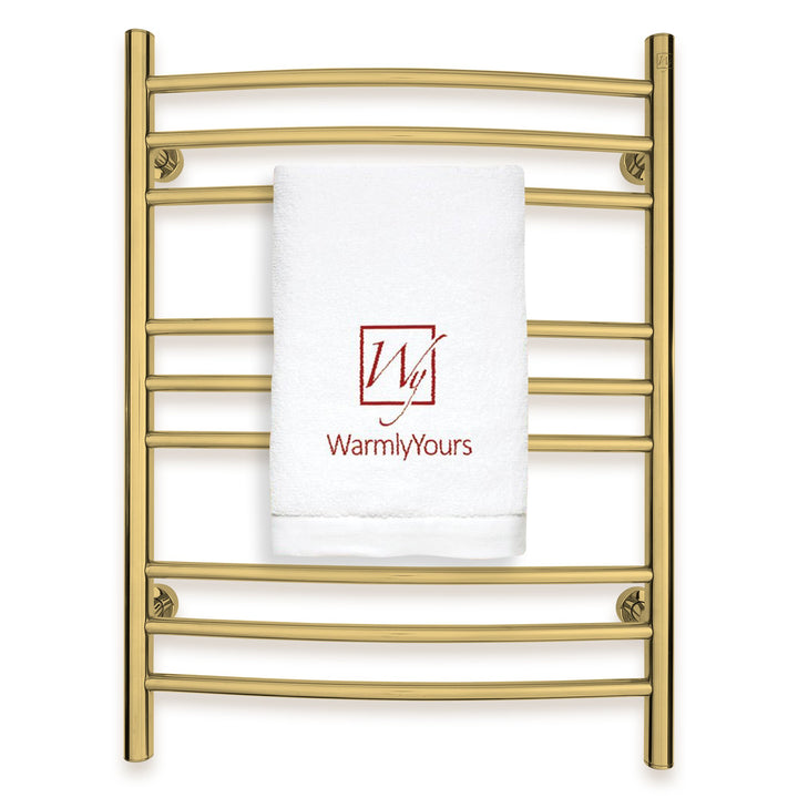 WarmlyYours Riviera TW-R09GS-HP Wall Mounted Plug-in or Hardwired Towel Warmer- 24"w x 32"h