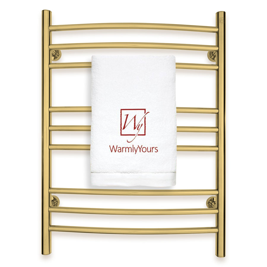 WarmlyYours Riviera TW-R09GS-HP Wall Mounted Plug-in or Hardwired Towel Warmer- 24"w x 32"h