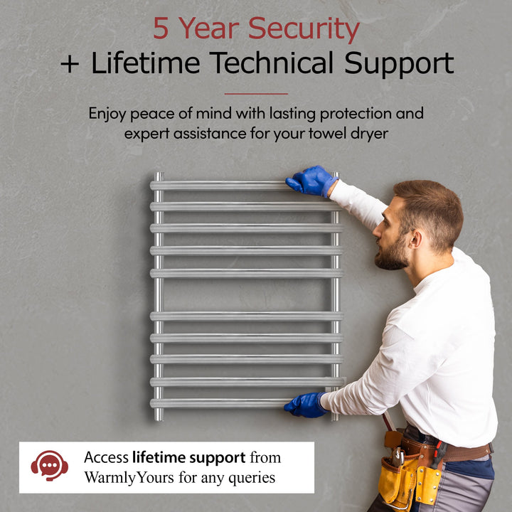WarmlyYours Rome Hardwired Towel Warmer - 25.6"w x 31.5"h only towel warmers
