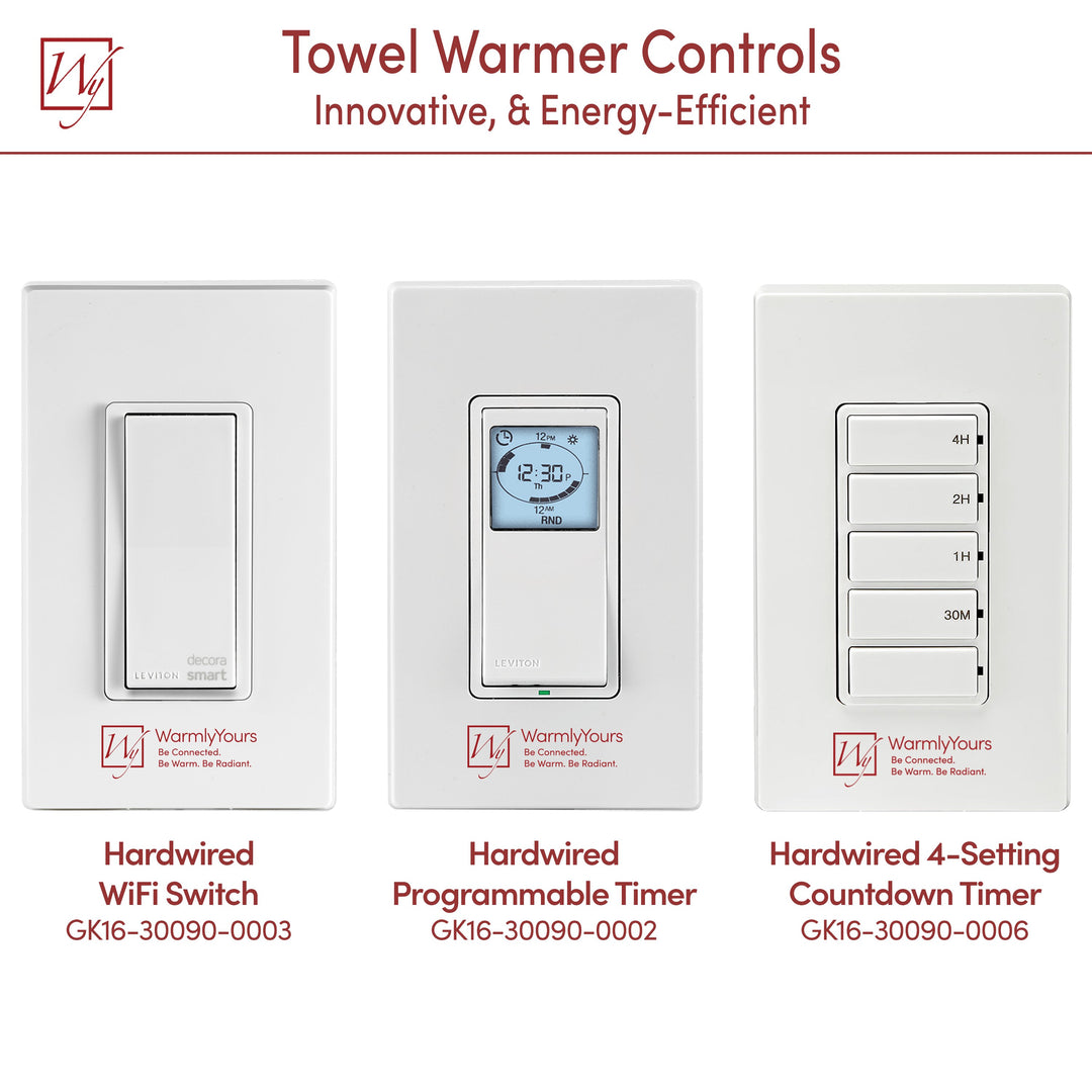 WarmlyYours Rome Hardwired Towel Warmer - 25.6"w x 31.5"h only towel warmers
