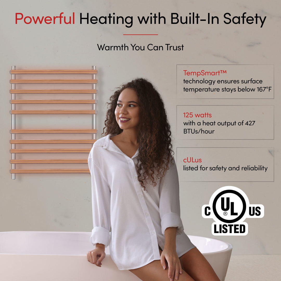 WarmlyYours Rome Hardwired Towel Warmer - 25.6"w x 31.5"h only towel warmers