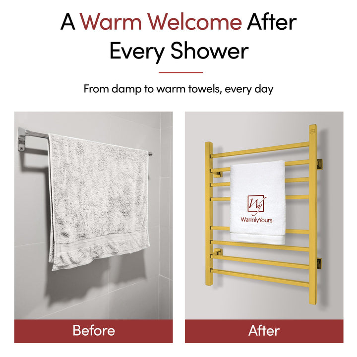 WarmlyYours Sierra Dual Connect (Hardwired and Plug in) Towel Warmer  - 24"w x 32"h only towel warmers
