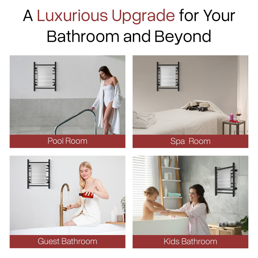 WarmlyYours Sierra Dual Connect (Hardwired and Plug in) Towel Warmer  - 24"w x 32"h only towel warmers