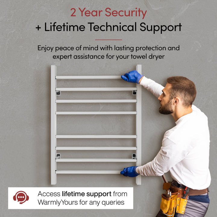 WarmlyYours Sierra Dual Connect (Hardwired and Plug in) Towel Warmer  - 24"w x 32"h only towel warmers