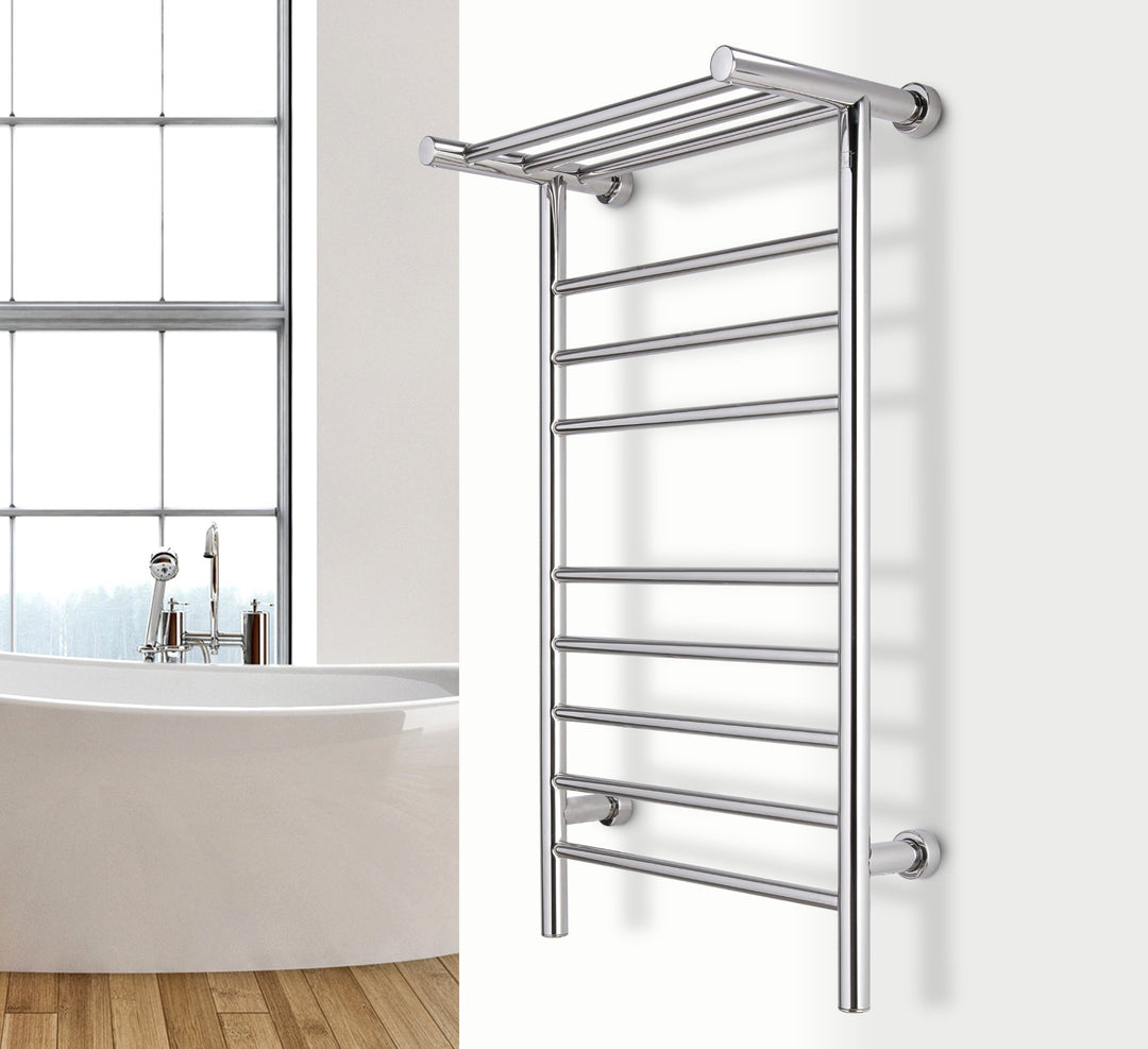 WarmlyYours Summit Dual Connect (Hardwired and Plug in) Towel Warmer - 19"w x 35.5"h only towel warmers