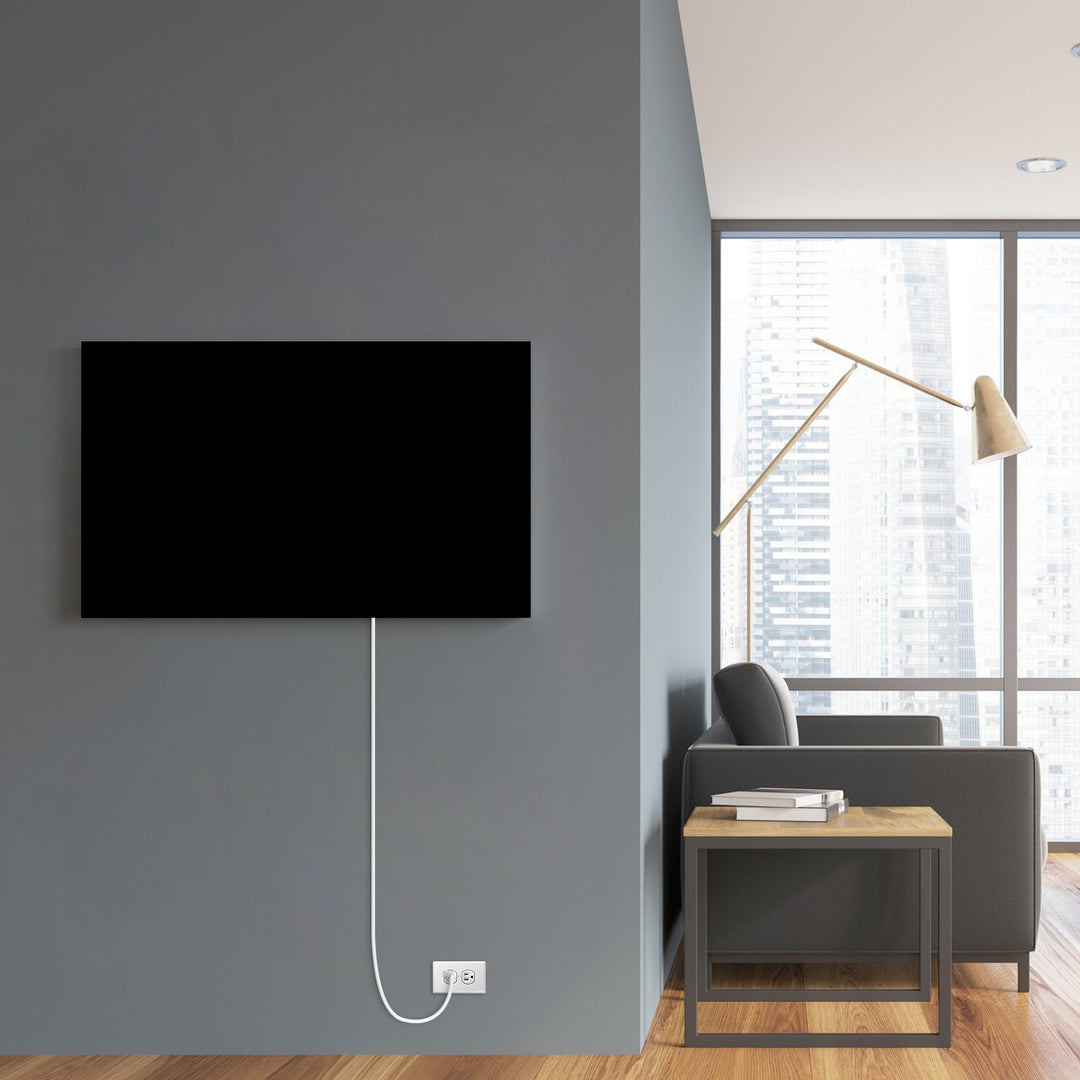 Warmlyyours IP-EM-GLS-BLK-0800 Ember Heating Panel 47" x 24" - only towel warmers