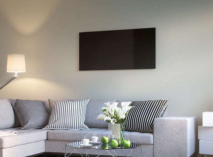 Warmlyyours IP-EM-GLS-BLK-0800 Ember Heating Panel 47" x 24" - only towel warmers