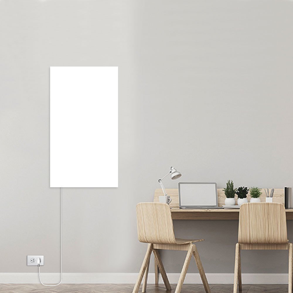 Warmlyyours IP-EM-GLS-WHT-0600 Ember Heating Panel 35" x 24" - only towel warmers