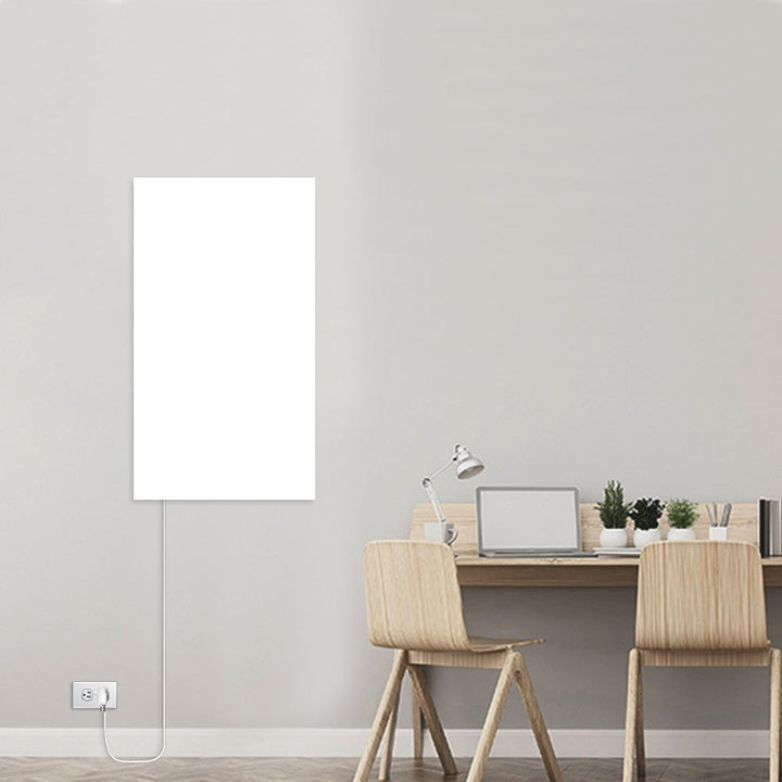 Warmlyyours IP-EM-GLS-WHT-0600 Ember Heating Panel 35" x 24" - only towel warmers