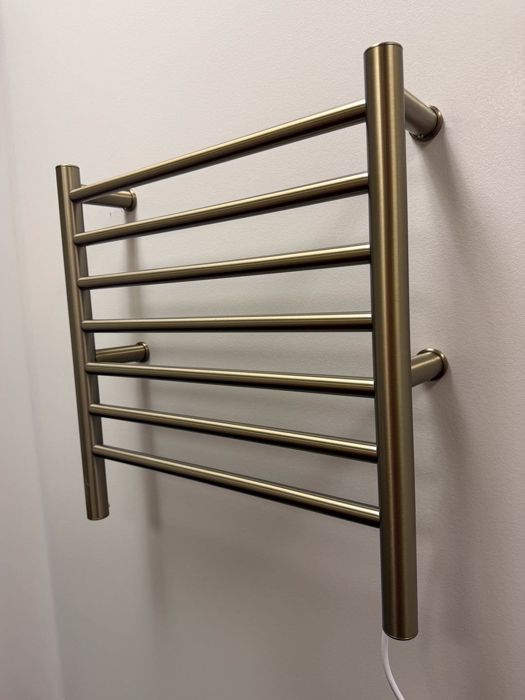 Amba Radiant Small Straight Hardwired or Plug-In Towel Warmer - 20.37"w x 21.25"h - Only Towel Warmers