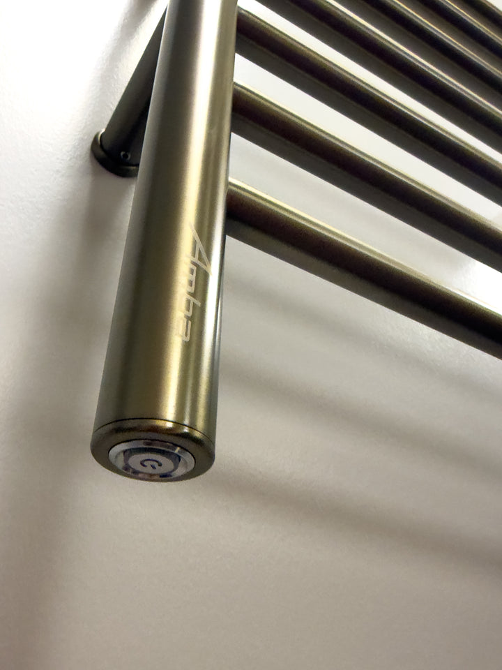 Amba Radiant Small Straight Hardwired or Plug-In Towel Warmer - 20.37"w x 21.25"h - Only Towel Warmers