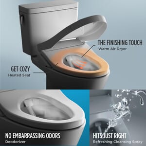 Toto WASHLET® K300 Electronic Bidet Toilet Seat
