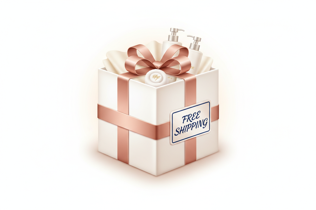 Free shipping icon for premium bathroom products