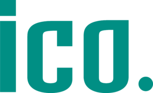 ICO LED mirror brand logo