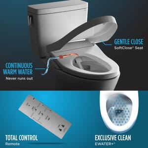 Toto WASHLET® S300e Electronic Bidet Toilet Seat