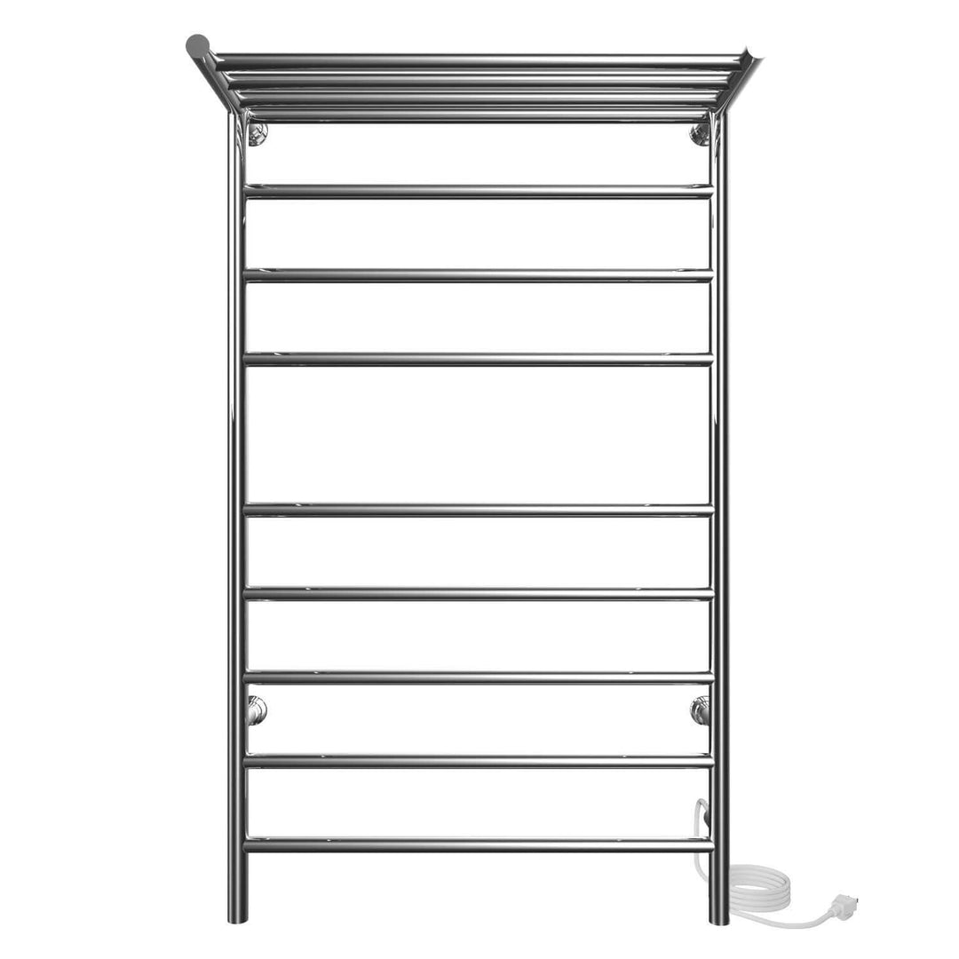 Kontour Angle Plug-In or Hardwired Towel Warmer With Shelf - 24"w x 39"h - only towel warmers