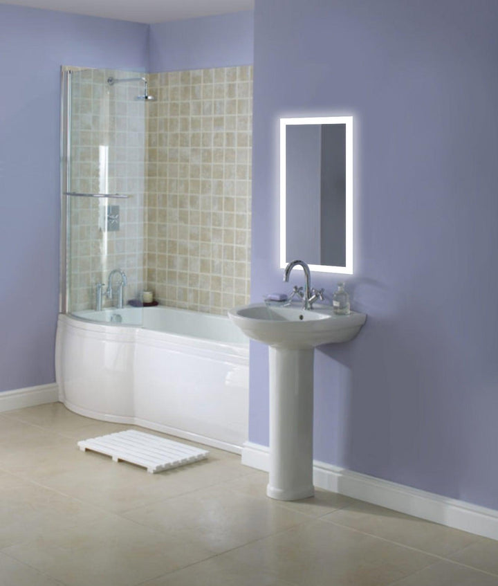 Krugg Bijou 15″ x 30″ LED Bathroom Mirror w/ Dimmer & Defogger