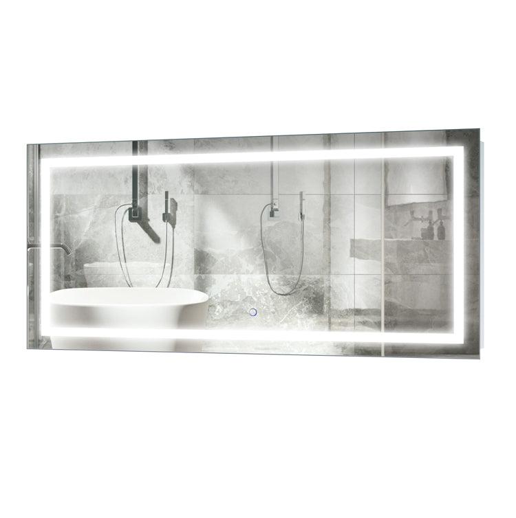 Krugg Icon 48″ X 24″ LED Bathroom Mirror w/ Dimmer & Defogger