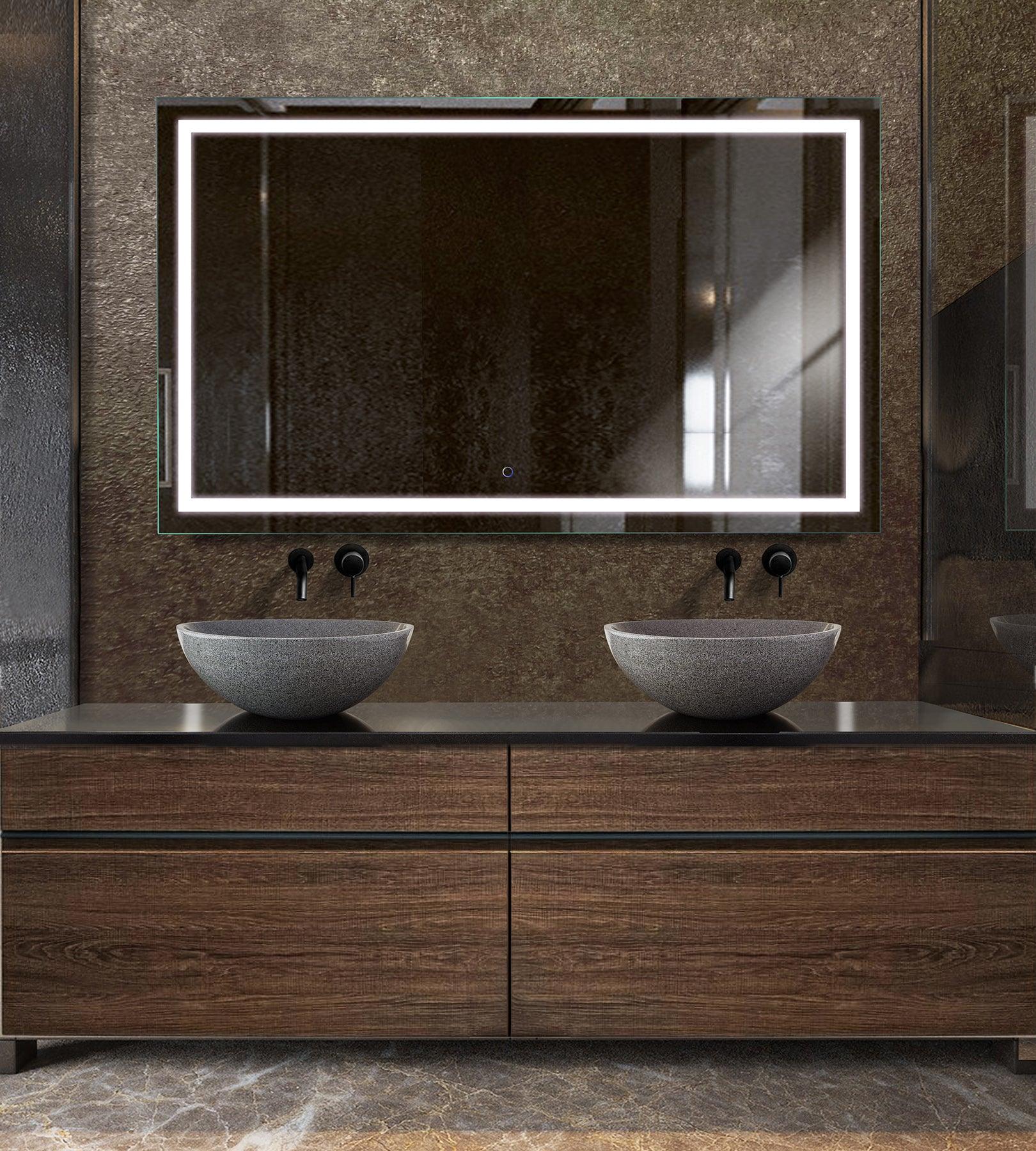 Krugg Icon 60″ X 36″ LED Wall Mirror