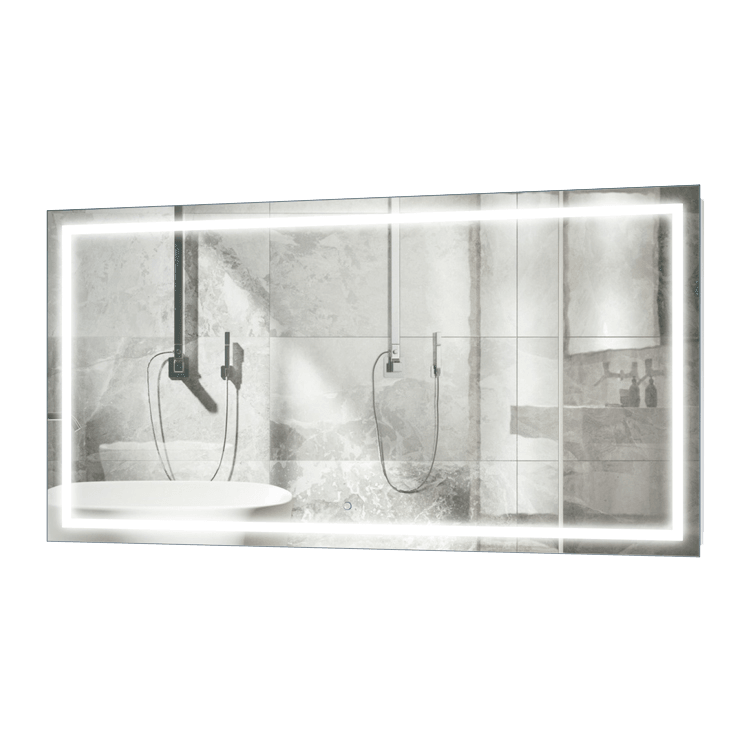 Krugg Icon 66″ X 36″ LED Bathroom Mirror w/ Dimmer & Defogger