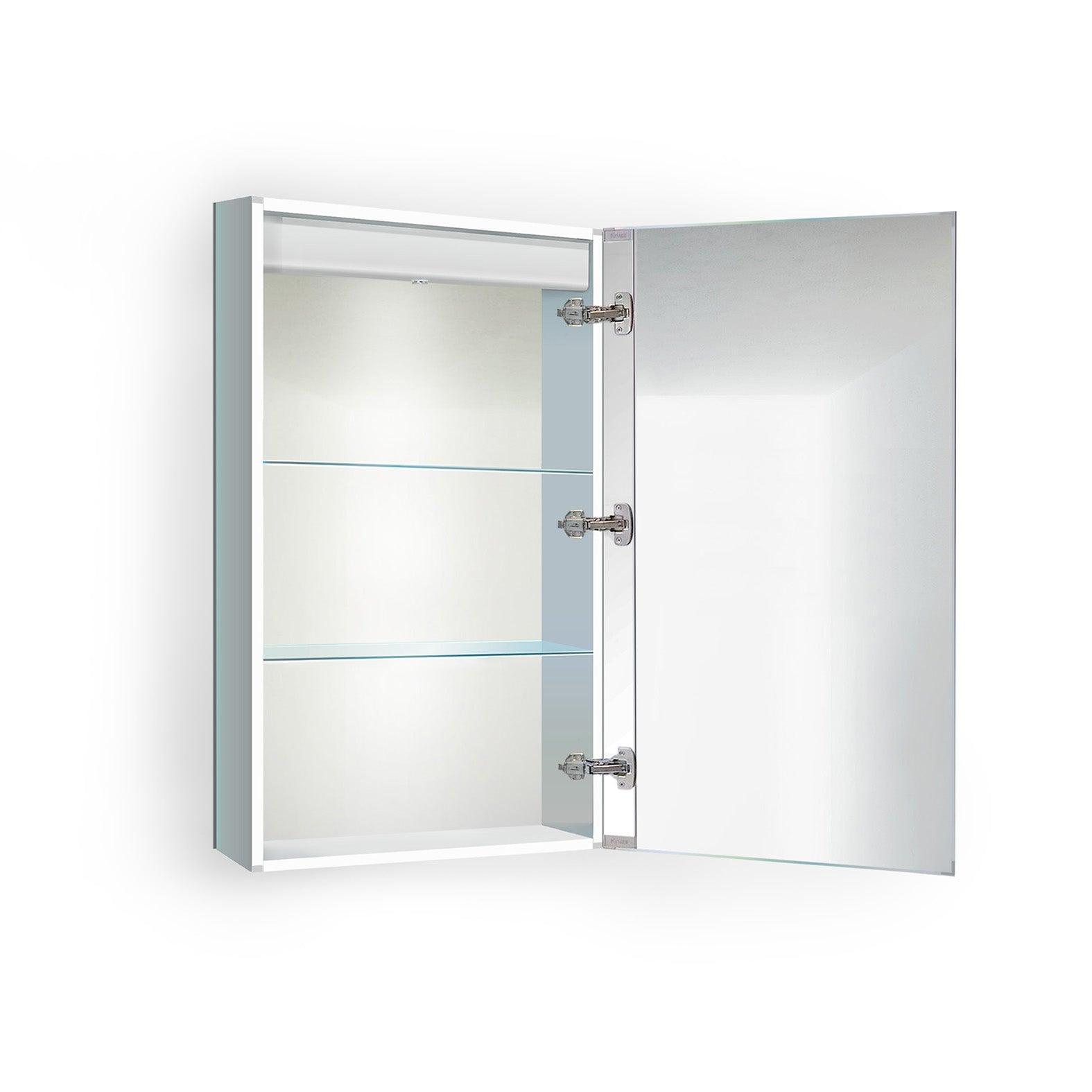 Krugg Kinetic 20″ x 30″ Mount Mirror Right Cabinet w/Dimmer & Defogger