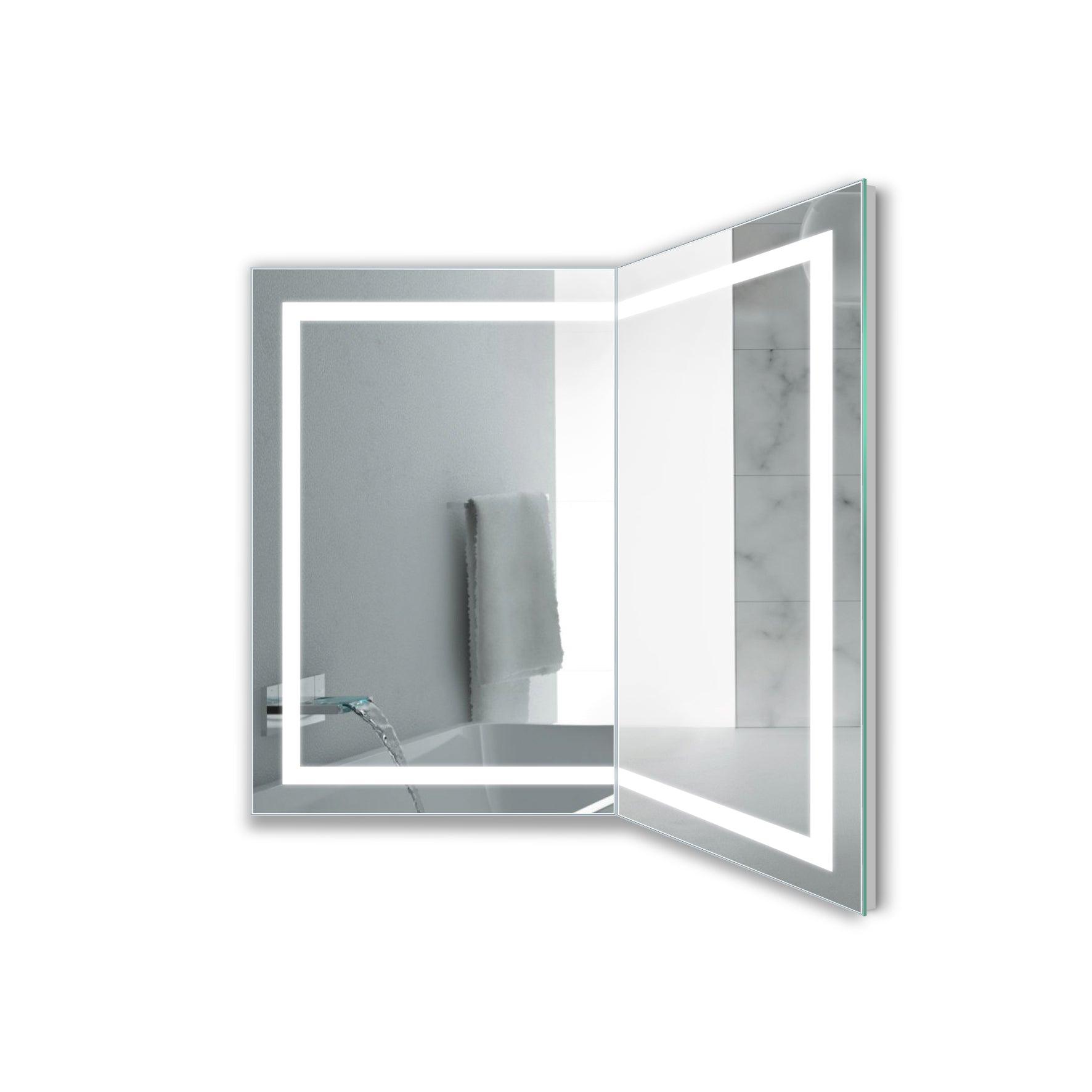 Krugg Mod SM Corned 24D Modular Corner LED Bathroom Mirror