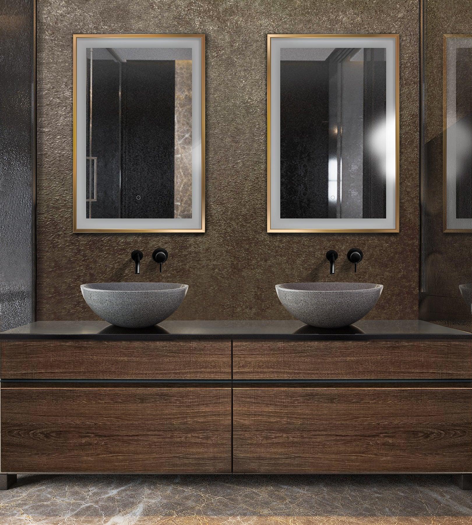 Krugg Soho 24″ X 36″ LED Bathroom Mirror