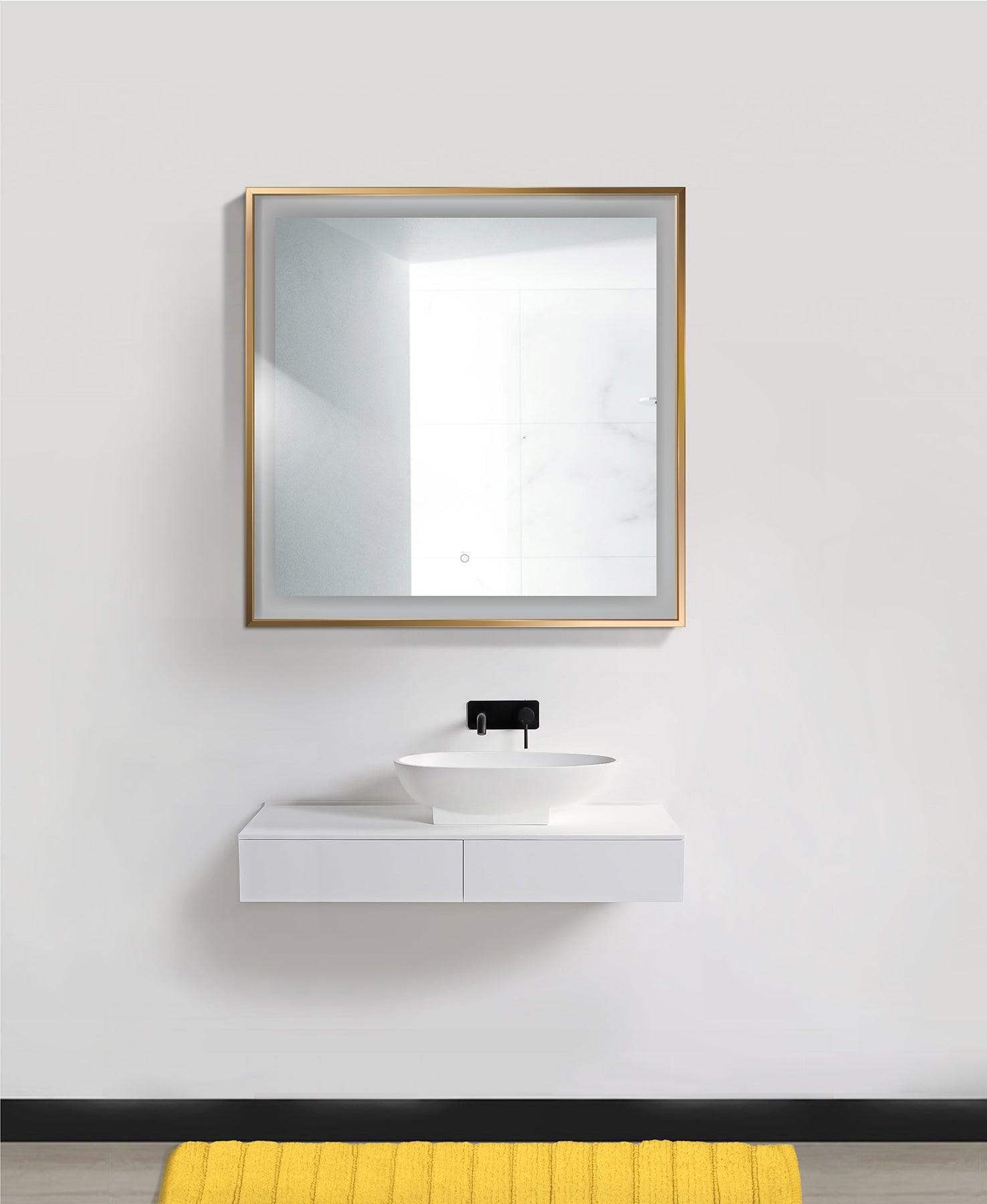 Krugg Soho 36″ X 36″ LED Bathroom Mirror