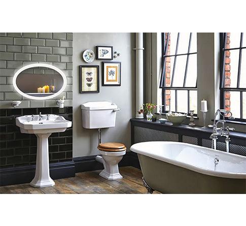 Krugg Sol Oval 20″ x 30″ LED Bathroom Mirror w/ Dimmer & Defogger