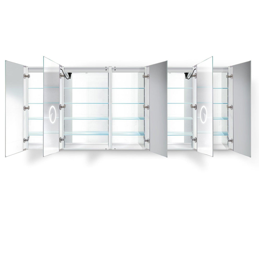 Krugg Svange 102″ X 42″ LED Medicine Cabinet w/Dimmer & Defogger