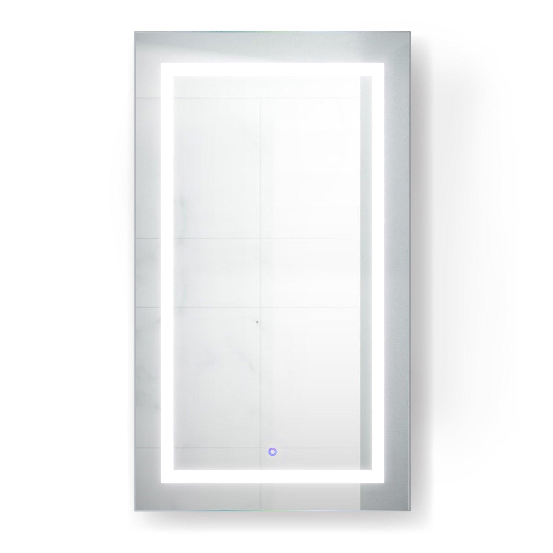 Krugg Svange 24″ X 42″ LED Medicine Cabinet w/Dimmer & Defogger