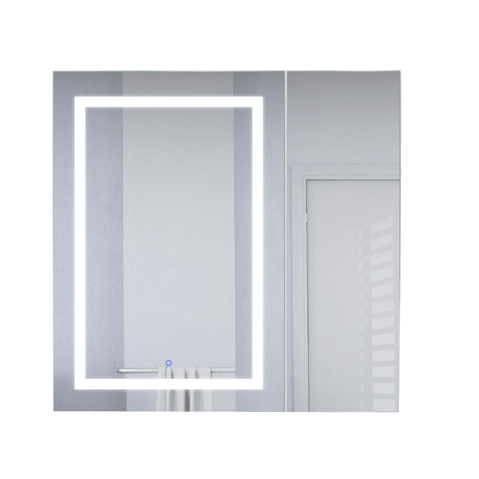 Krugg Svange 36″ X 36″ LED Bi-View Medicine Cabinet w/Dimmer & Defogger