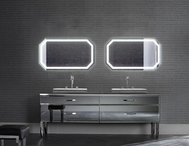 Krugg Tudor 24″ X 42″ LED Bathroom Mirror w/ Dimmer & Defogger