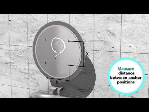Krugg Sol Round 27″ LED Bathroom Mirror w/ Dimmer & Defogger