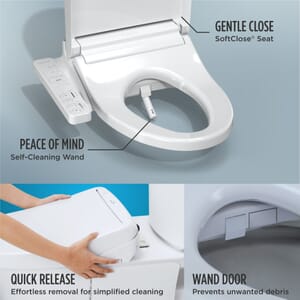 Toto WASHLET® KC2 Electronic Bidet Toilet Seat