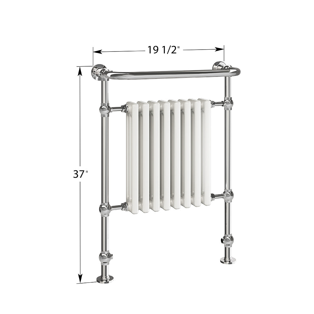 Tuzio Flanders Hardwired or plug in Towel Warmer - 26.5"w x 37"h only toelwarmers