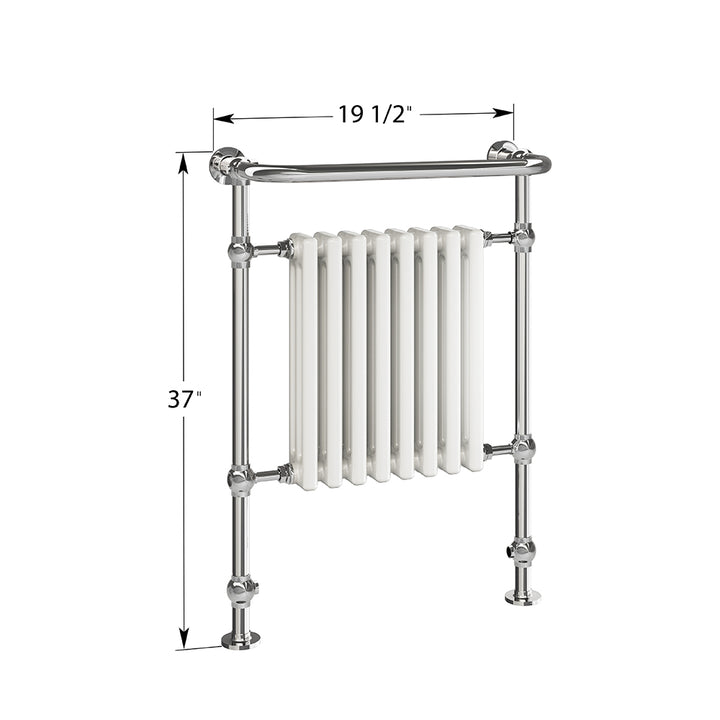 Tuzio Flanders Hardwired or plug in Towel Warmer - 26.5"w x 37"h only toelwarmers