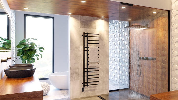 Tuzio Ortona Hardwired or plug in Towel Warmer - 19.5"w x 60.5"h - only towelwarmers