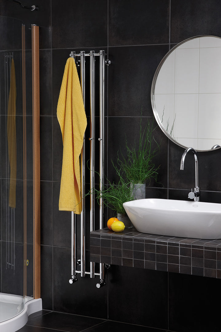 Tuzio Rosendal Hardwired or plug in Towel Warmer - 10.5"w x 59"h - only towelwarmers
