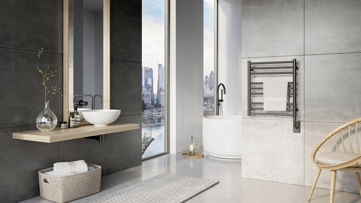 Tuzio Sorano Hardwired or plug in Towel Warmer - 19.5"w x 23"h -only  towel warmers